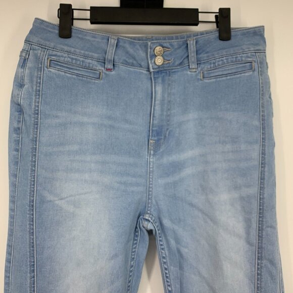 Idyllwind Jeans Holston Blue Denim High Rise Front Seam Boot Flare - Picture 3 of 9